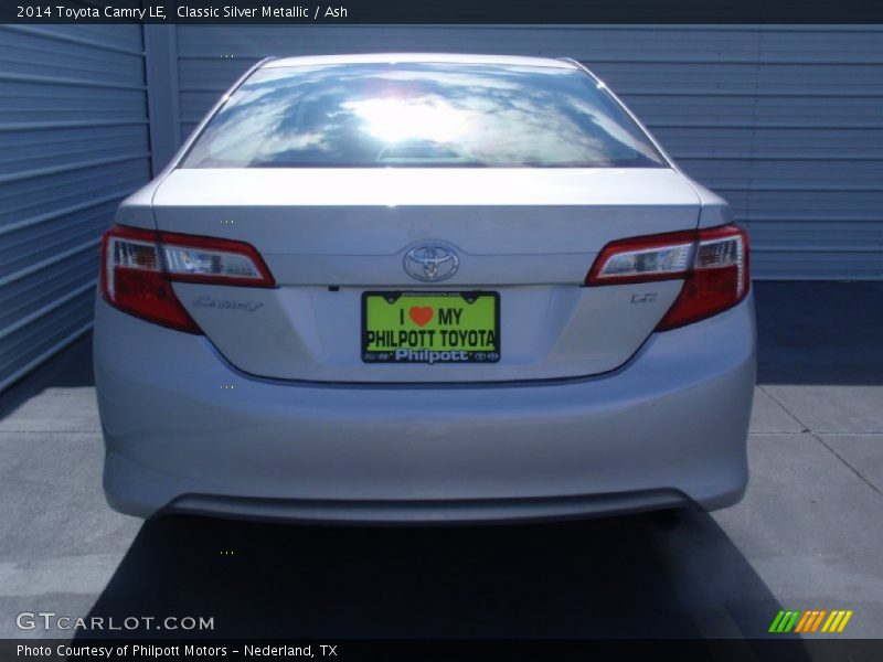 Classic Silver Metallic / Ash 2014 Toyota Camry LE
