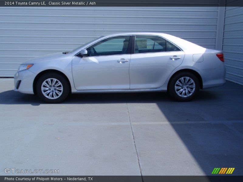 Classic Silver Metallic / Ash 2014 Toyota Camry LE