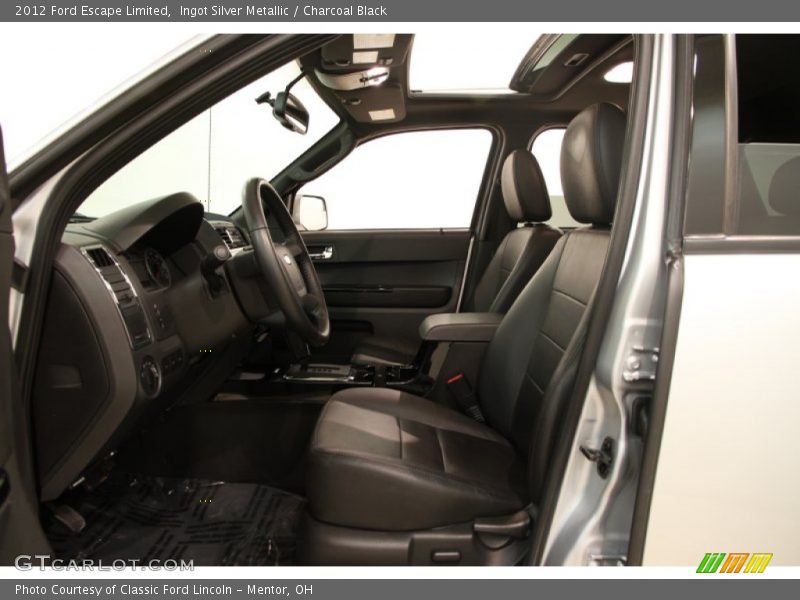 Ingot Silver Metallic / Charcoal Black 2012 Ford Escape Limited