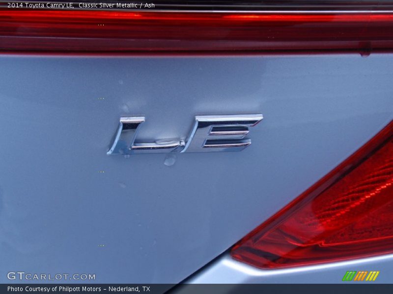 Classic Silver Metallic / Ash 2014 Toyota Camry LE