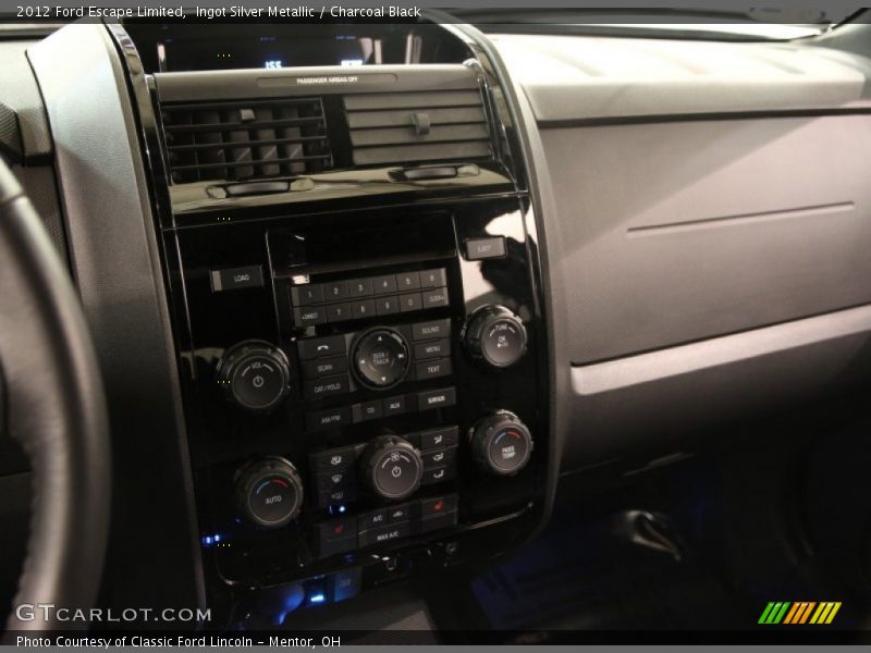 Ingot Silver Metallic / Charcoal Black 2012 Ford Escape Limited