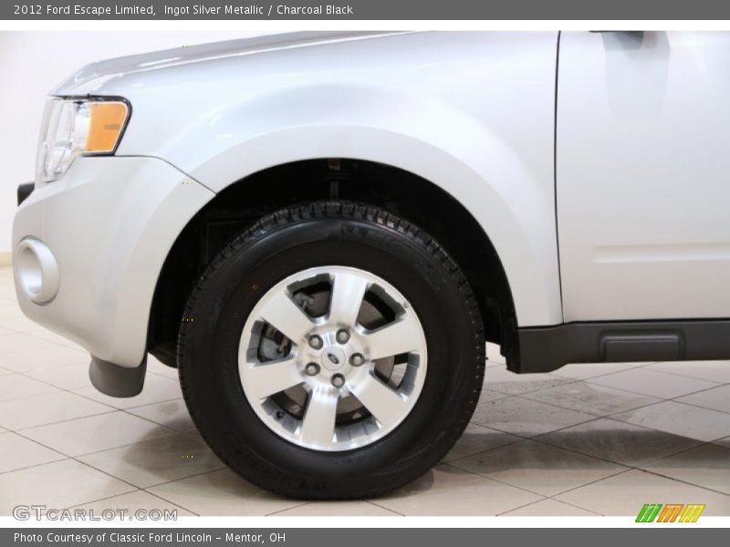 Ingot Silver Metallic / Charcoal Black 2012 Ford Escape Limited