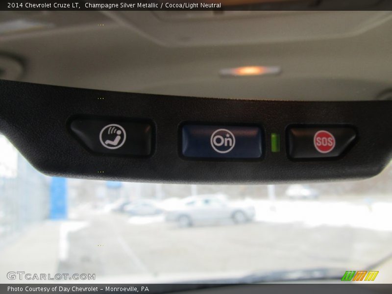 Champagne Silver Metallic / Cocoa/Light Neutral 2014 Chevrolet Cruze LT