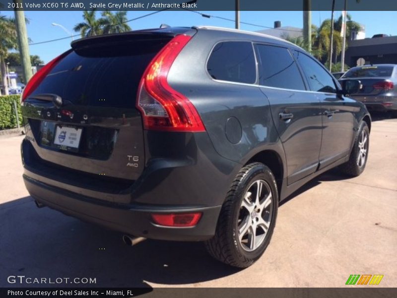 Savile Grey Metallic / Anthracite Black 2011 Volvo XC60 T6 AWD