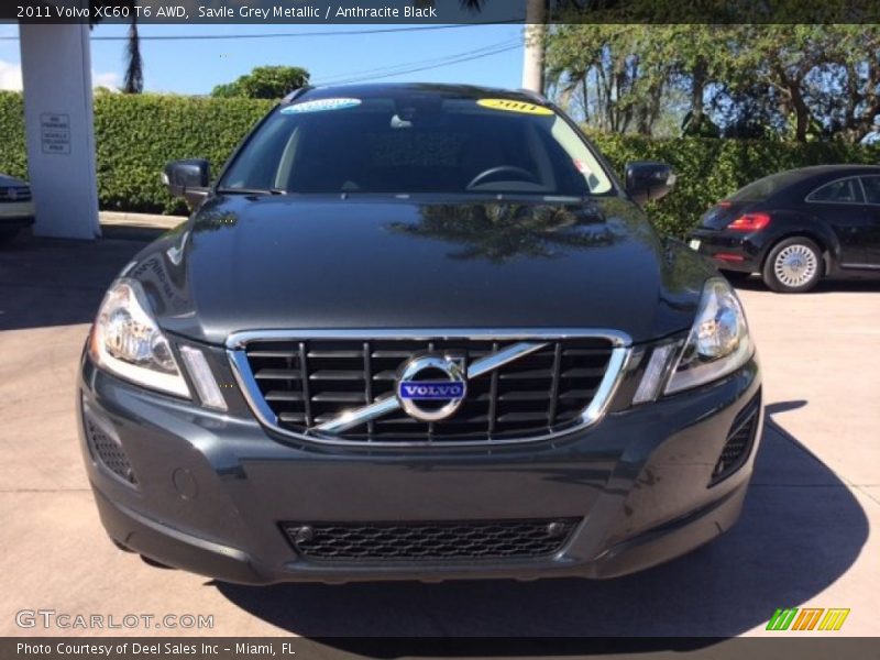 Savile Grey Metallic / Anthracite Black 2011 Volvo XC60 T6 AWD