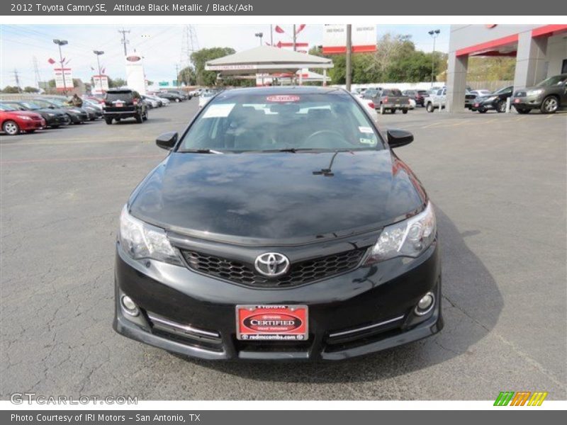 Attitude Black Metallic / Black/Ash 2012 Toyota Camry SE