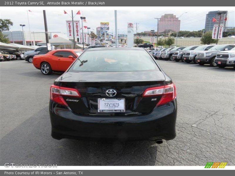 Attitude Black Metallic / Black/Ash 2012 Toyota Camry SE