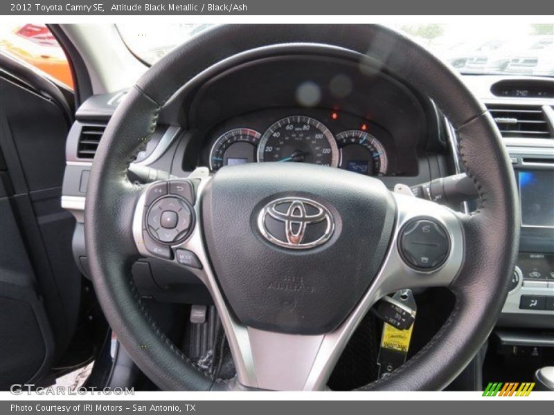 Attitude Black Metallic / Black/Ash 2012 Toyota Camry SE