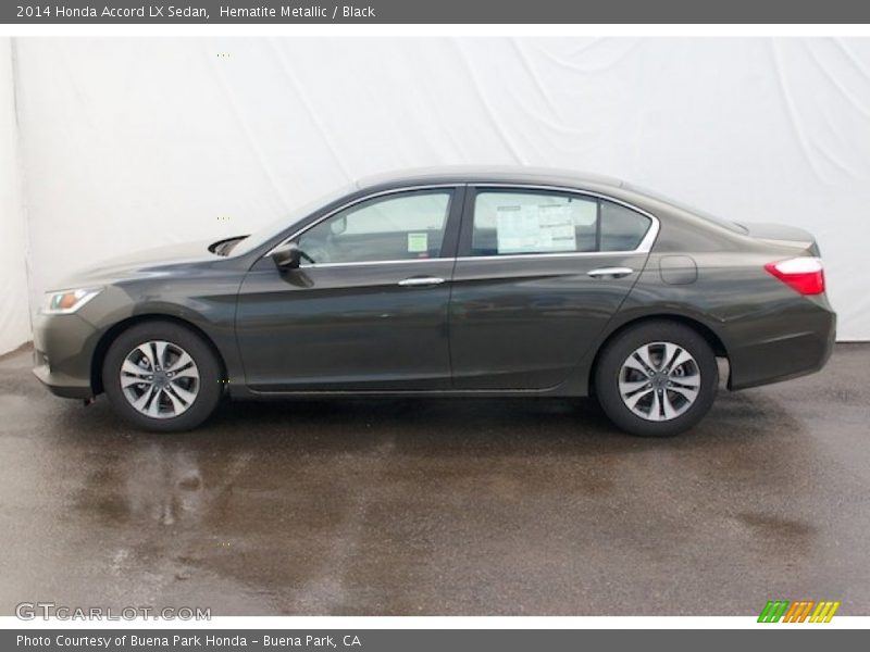 Hematite Metallic / Black 2014 Honda Accord LX Sedan