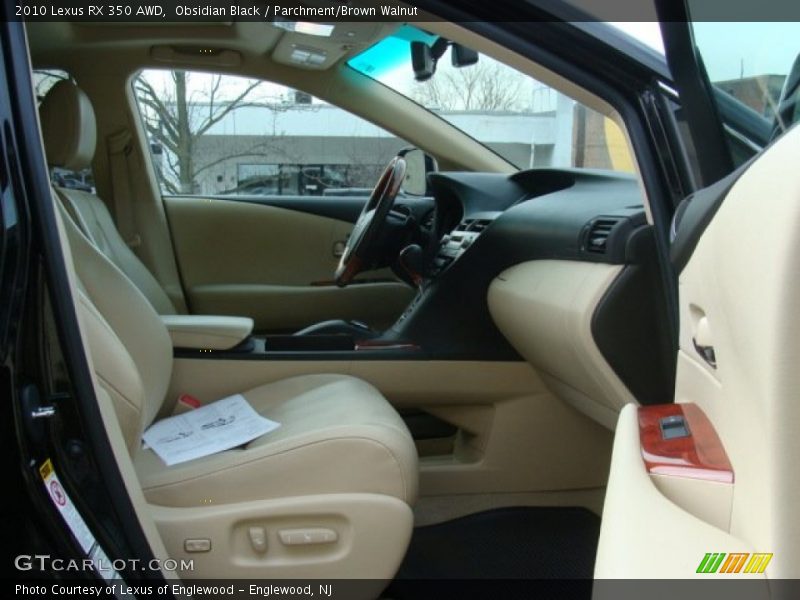 Obsidian Black / Parchment/Brown Walnut 2010 Lexus RX 350 AWD