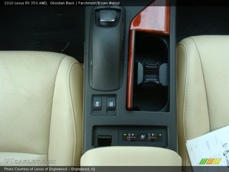 Obsidian Black / Parchment/Brown Walnut 2010 Lexus RX 350 AWD