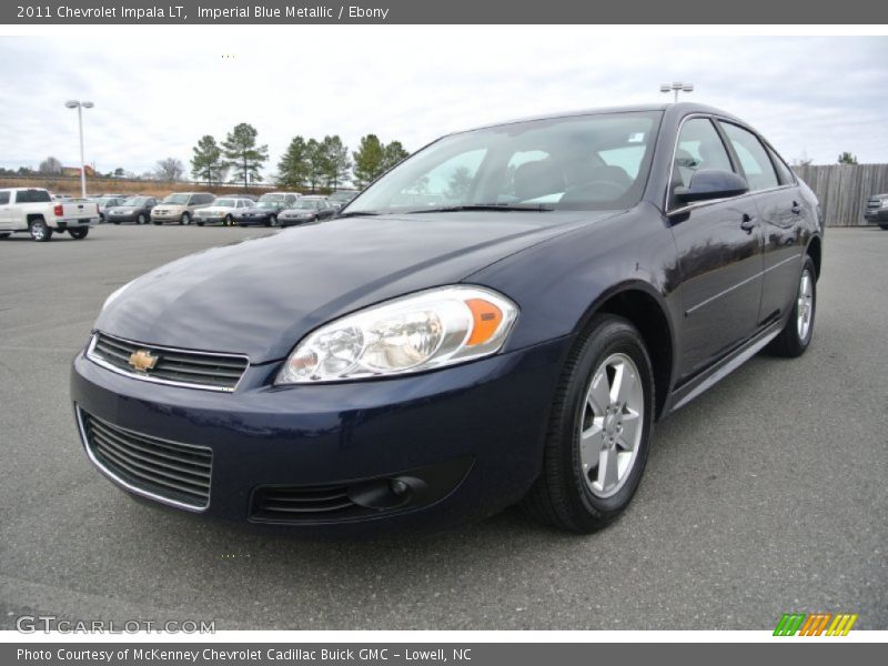 Imperial Blue Metallic / Ebony 2011 Chevrolet Impala LT