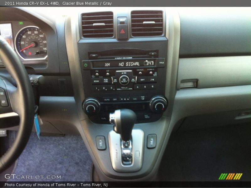 Glacier Blue Metallic / Gray 2011 Honda CR-V EX-L 4WD