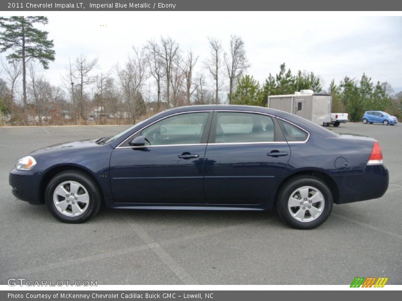 Imperial Blue Metallic / Ebony 2011 Chevrolet Impala LT