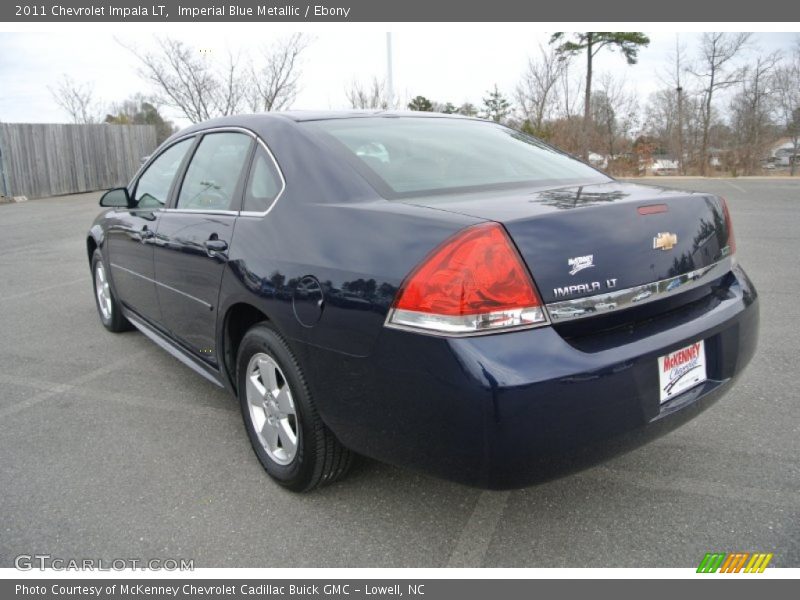 Imperial Blue Metallic / Ebony 2011 Chevrolet Impala LT