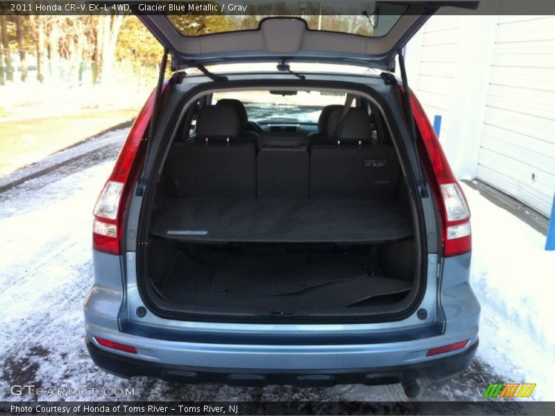 Glacier Blue Metallic / Gray 2011 Honda CR-V EX-L 4WD