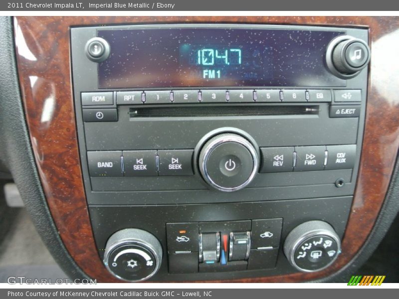 Imperial Blue Metallic / Ebony 2011 Chevrolet Impala LT