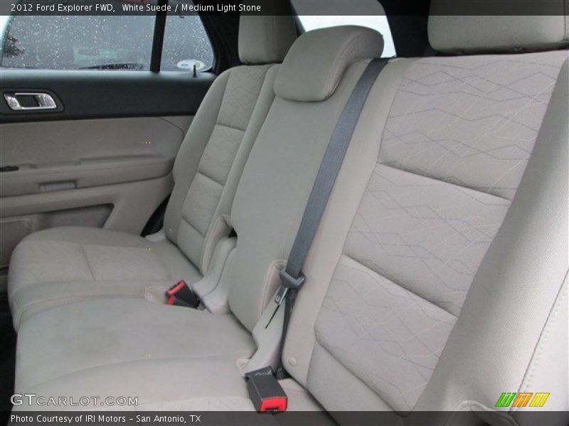 White Suede / Medium Light Stone 2012 Ford Explorer FWD
