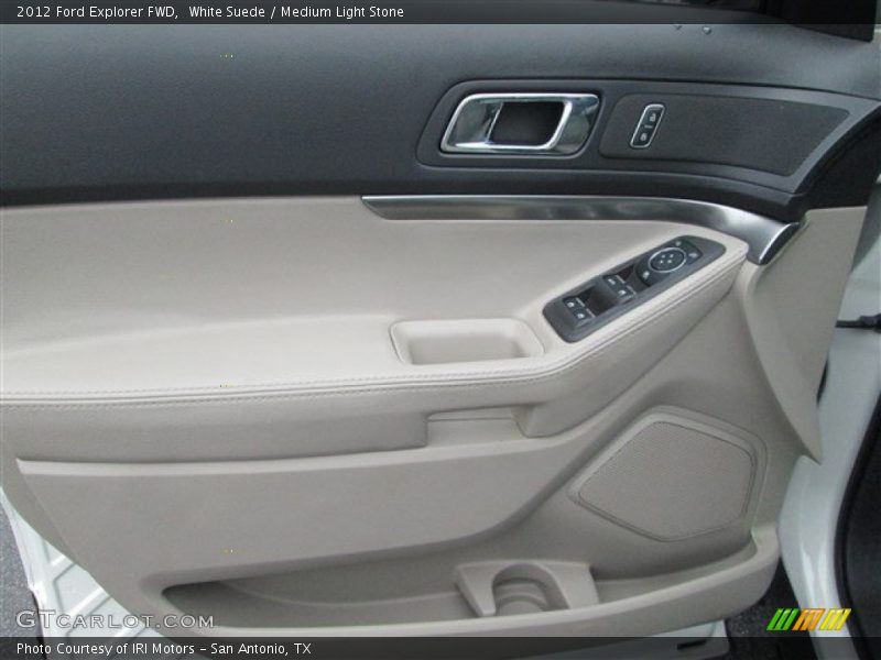 White Suede / Medium Light Stone 2012 Ford Explorer FWD
