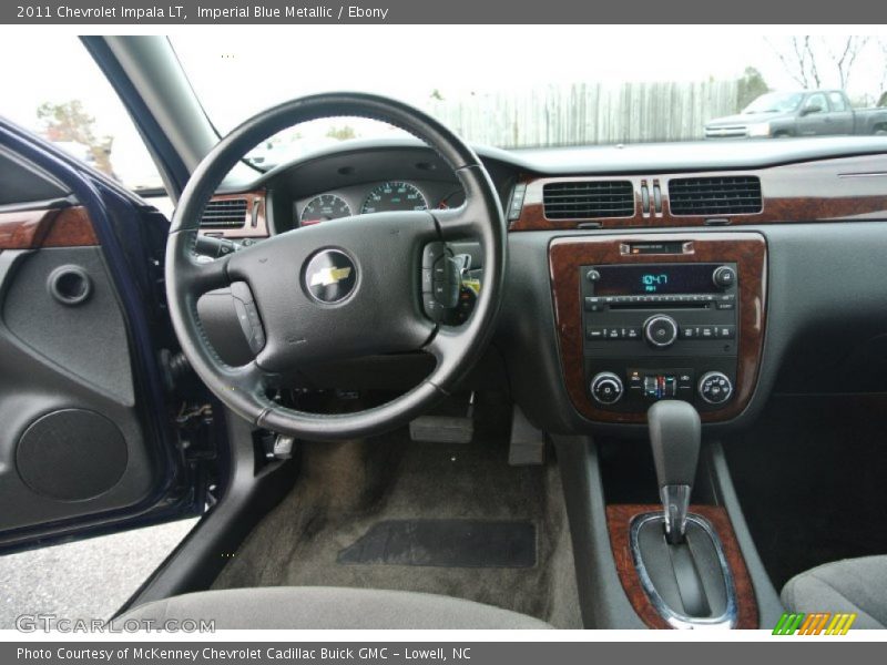 Imperial Blue Metallic / Ebony 2011 Chevrolet Impala LT