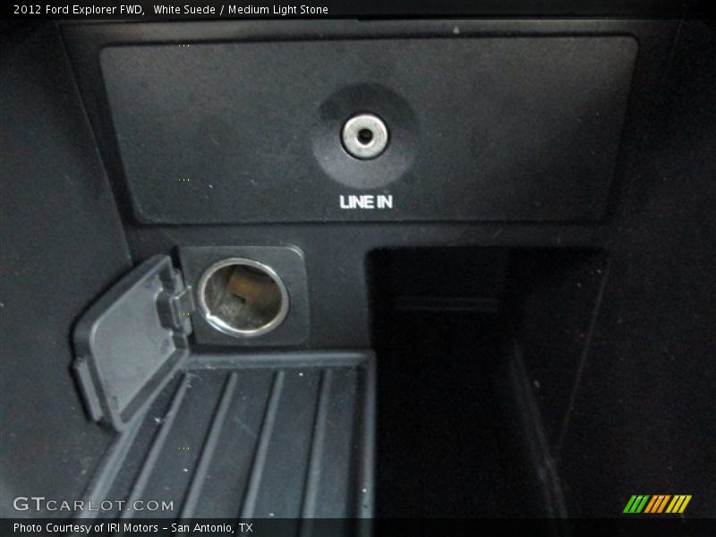 White Suede / Medium Light Stone 2012 Ford Explorer FWD