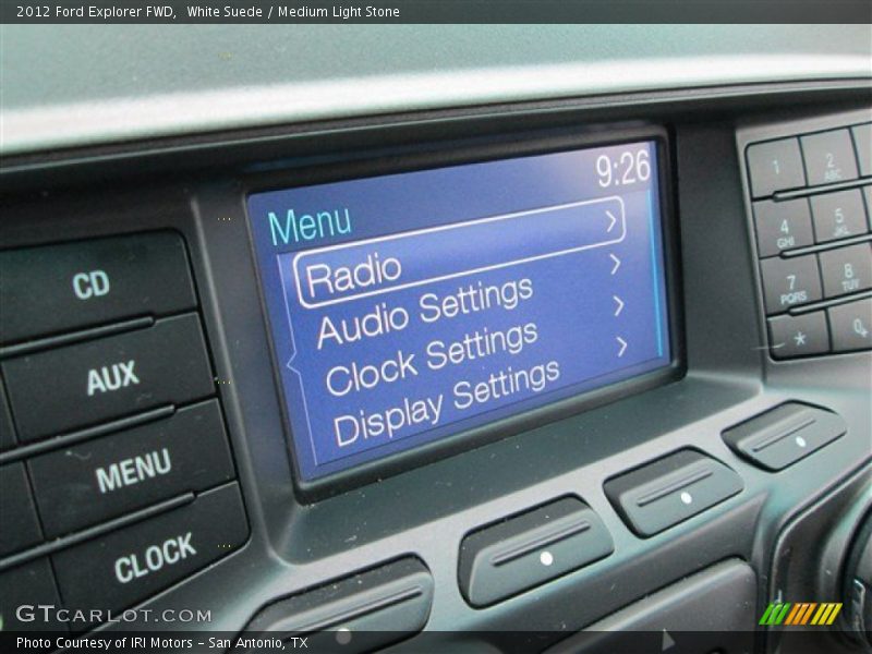 White Suede / Medium Light Stone 2012 Ford Explorer FWD