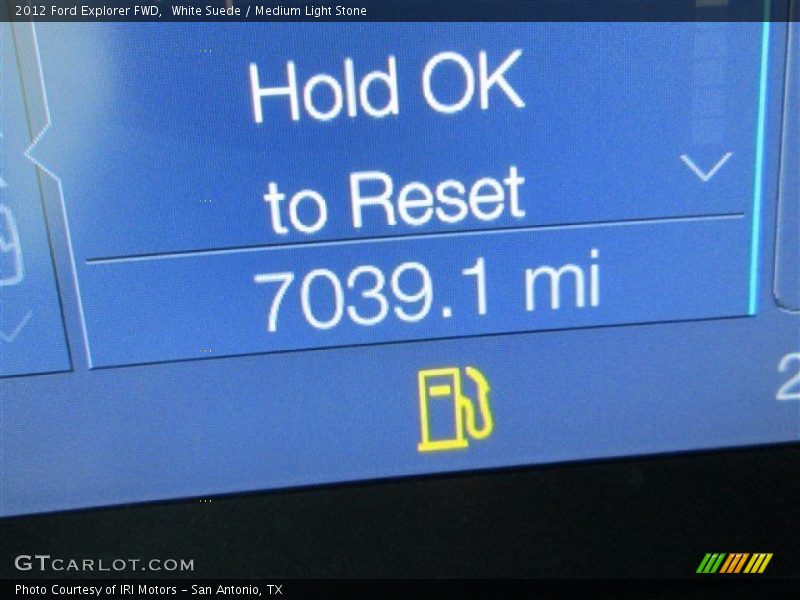 White Suede / Medium Light Stone 2012 Ford Explorer FWD