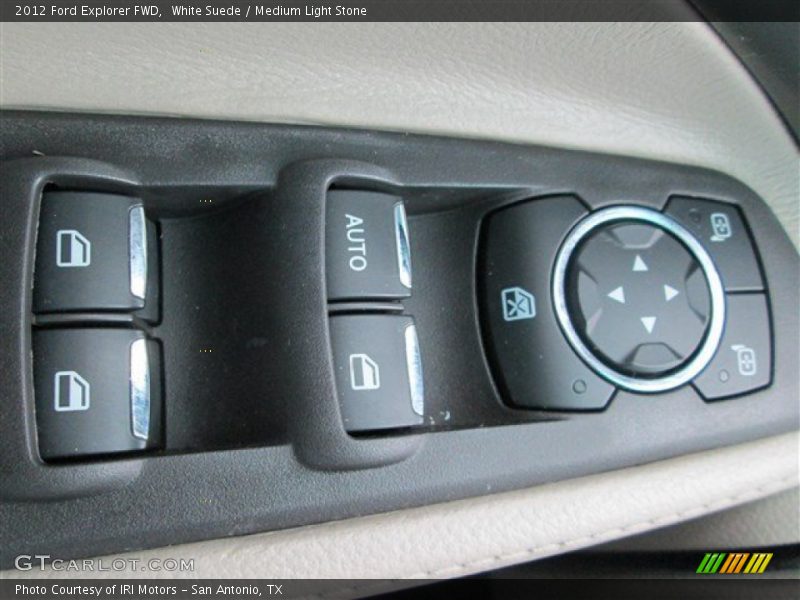 White Suede / Medium Light Stone 2012 Ford Explorer FWD