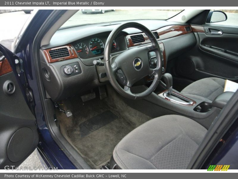 Imperial Blue Metallic / Ebony 2011 Chevrolet Impala LT