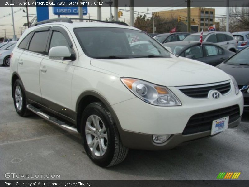 Stone White / Gray 2012 Hyundai Veracruz GLS AWD