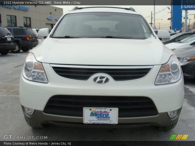 Stone White / Gray 2012 Hyundai Veracruz GLS AWD