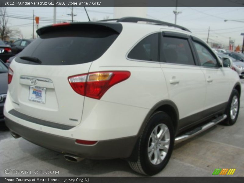 Stone White / Gray 2012 Hyundai Veracruz GLS AWD