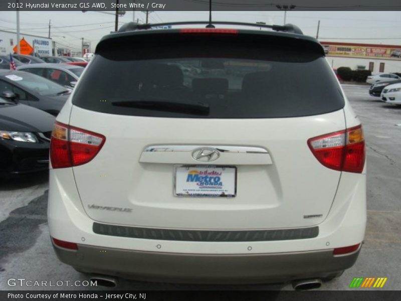 Stone White / Gray 2012 Hyundai Veracruz GLS AWD