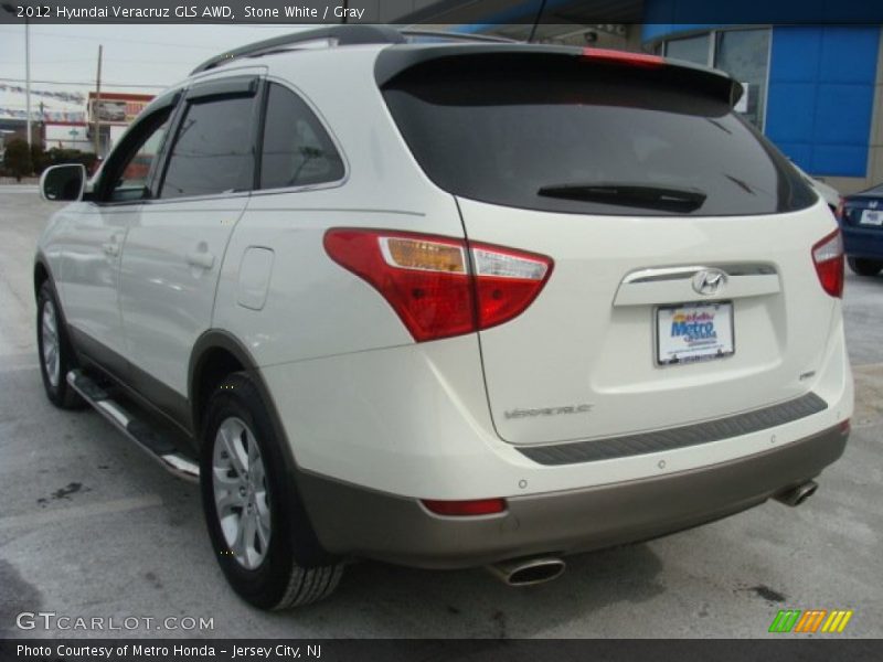 Stone White / Gray 2012 Hyundai Veracruz GLS AWD