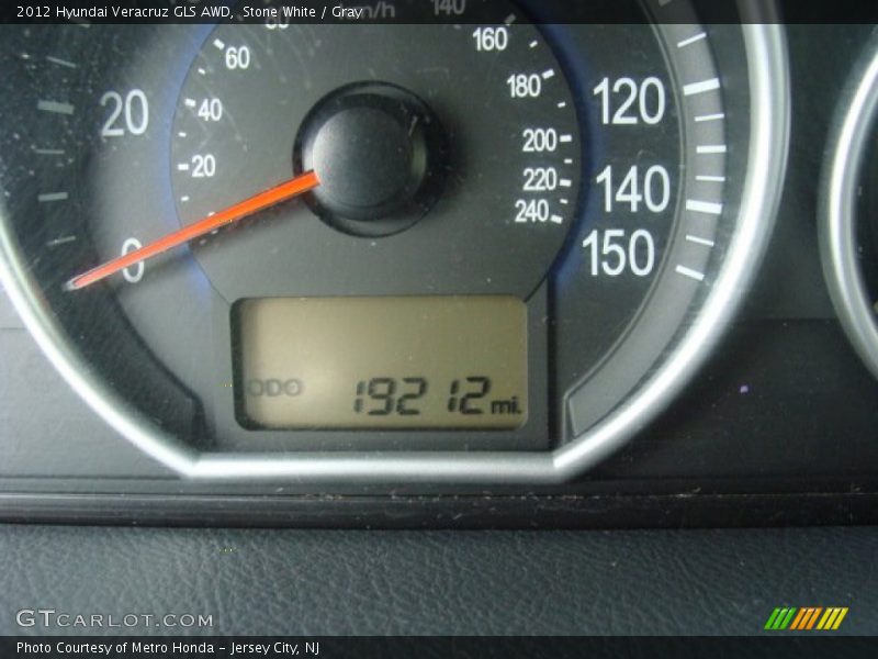 Stone White / Gray 2012 Hyundai Veracruz GLS AWD