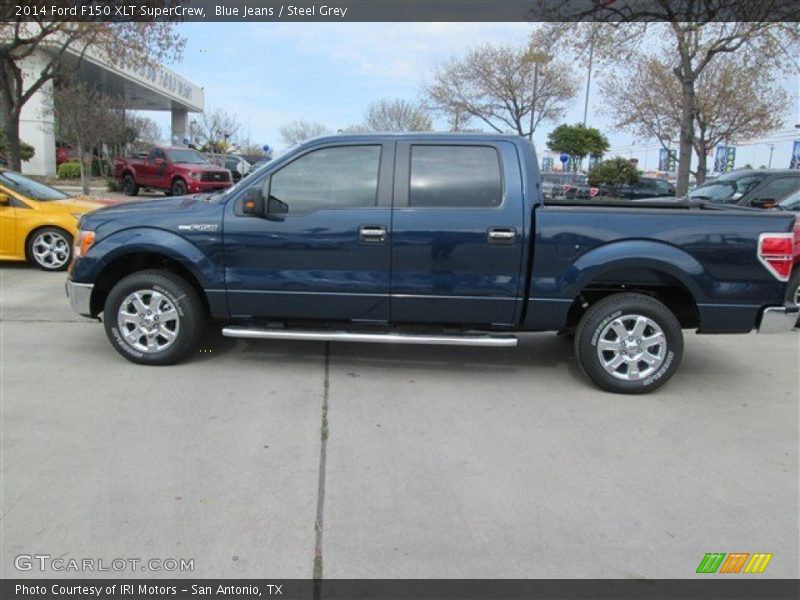 Blue Jeans / Steel Grey 2014 Ford F150 XLT SuperCrew