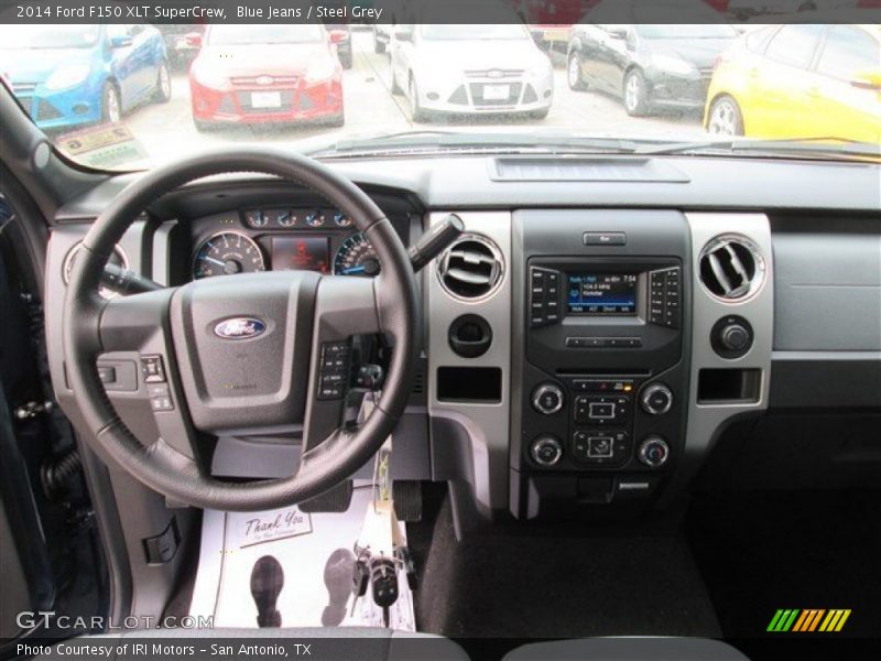 Blue Jeans / Steel Grey 2014 Ford F150 XLT SuperCrew