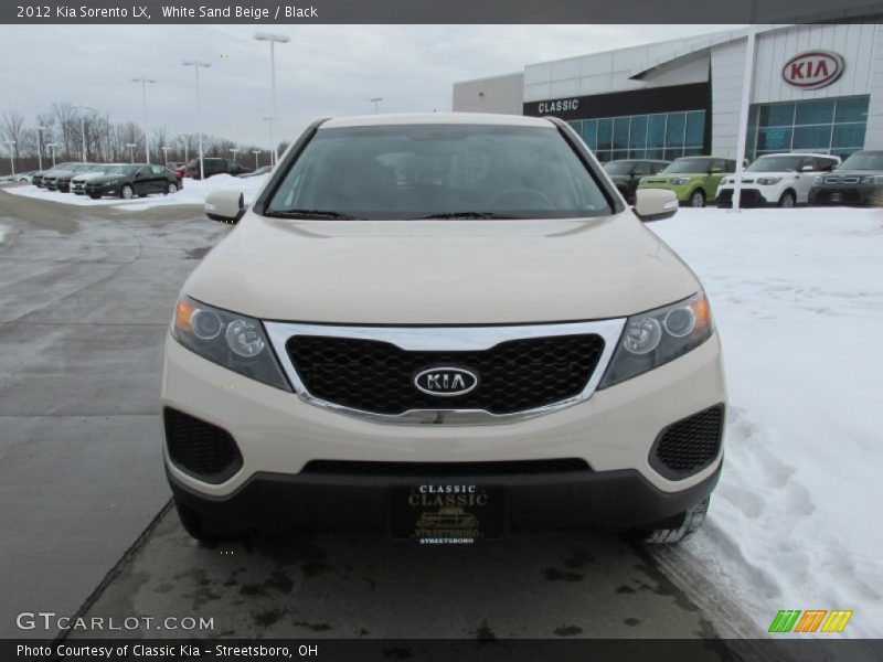 White Sand Beige / Black 2012 Kia Sorento LX