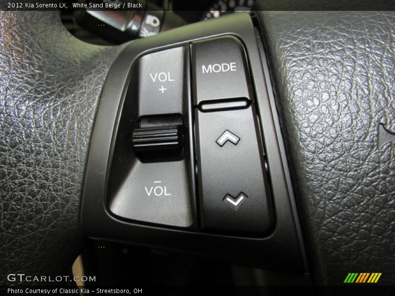 White Sand Beige / Black 2012 Kia Sorento LX