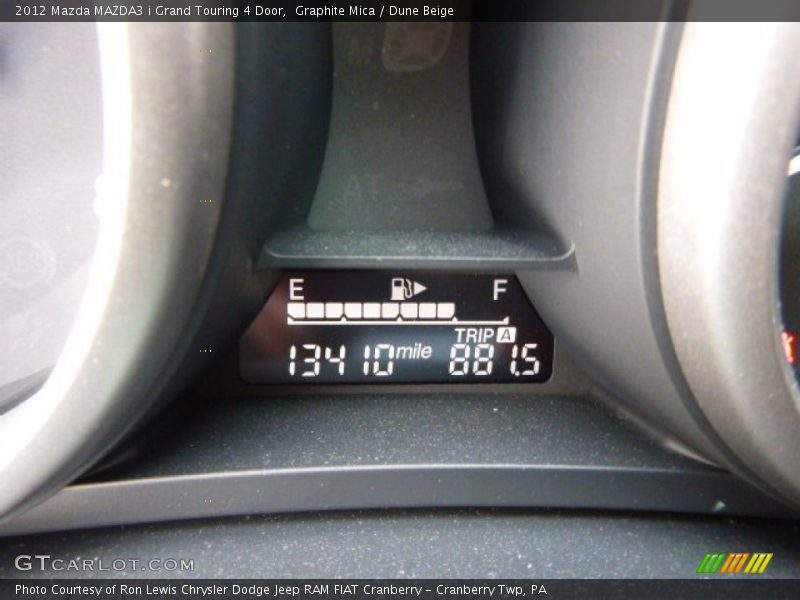 Graphite Mica / Dune Beige 2012 Mazda MAZDA3 i Grand Touring 4 Door