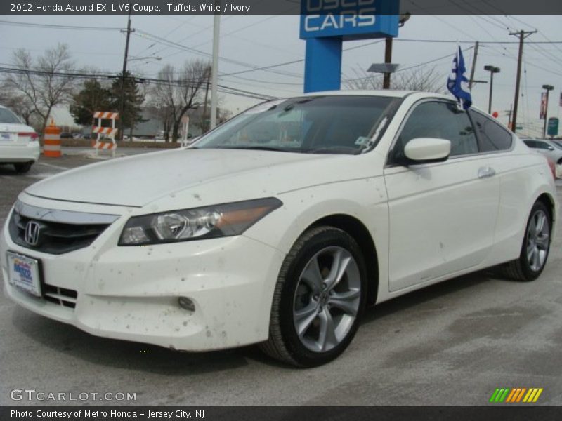 Taffeta White / Ivory 2012 Honda Accord EX-L V6 Coupe