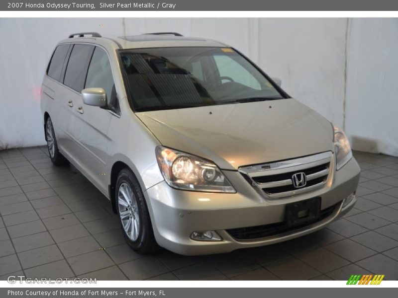 Silver Pearl Metallic / Gray 2007 Honda Odyssey Touring