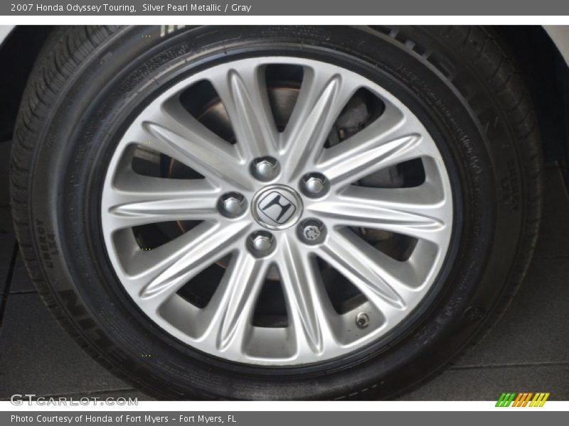 Silver Pearl Metallic / Gray 2007 Honda Odyssey Touring