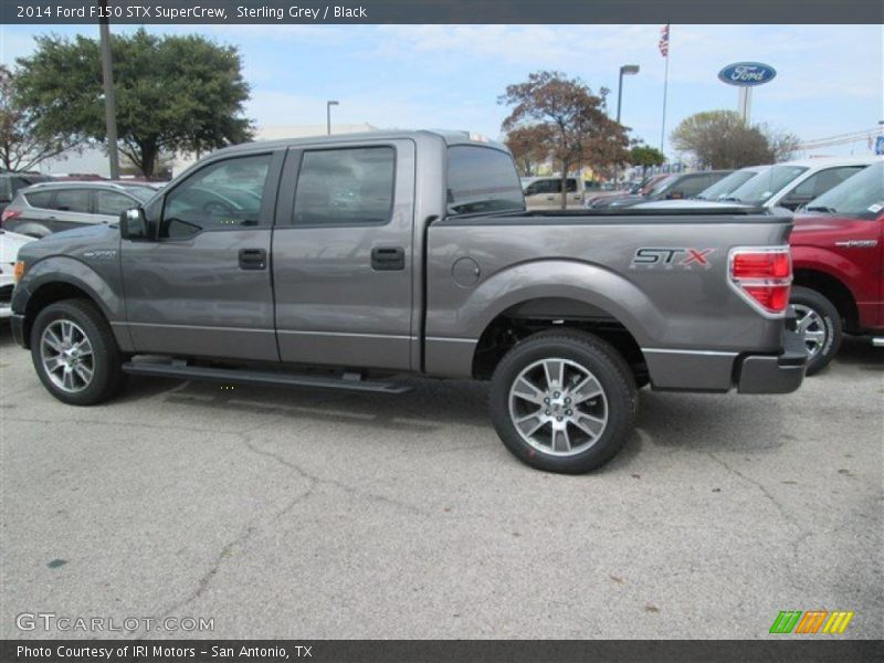 Sterling Grey / Black 2014 Ford F150 STX SuperCrew