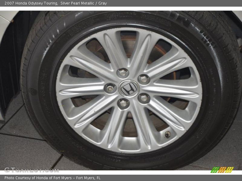 Silver Pearl Metallic / Gray 2007 Honda Odyssey Touring