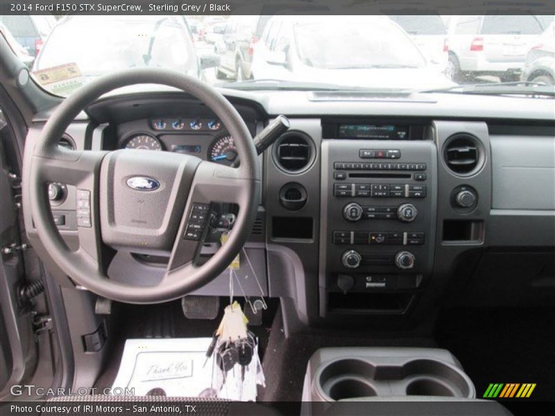 Sterling Grey / Black 2014 Ford F150 STX SuperCrew