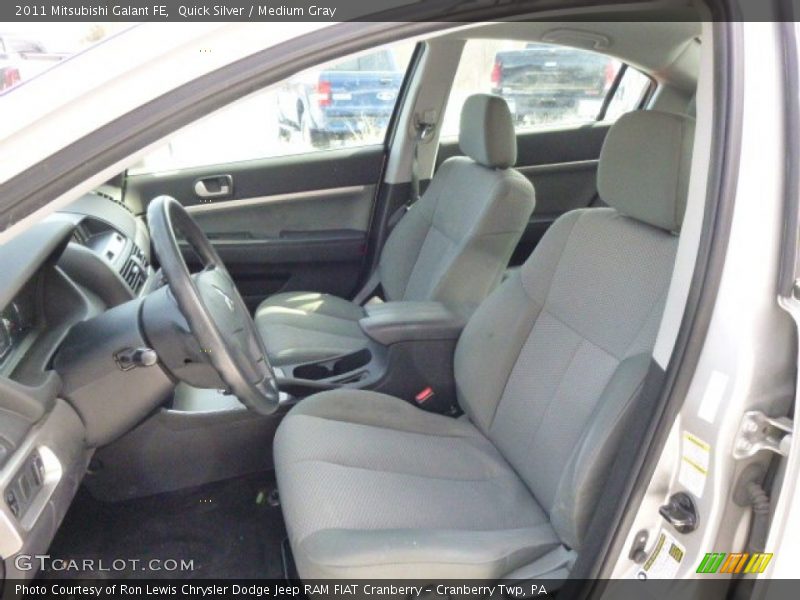 Quick Silver / Medium Gray 2011 Mitsubishi Galant FE