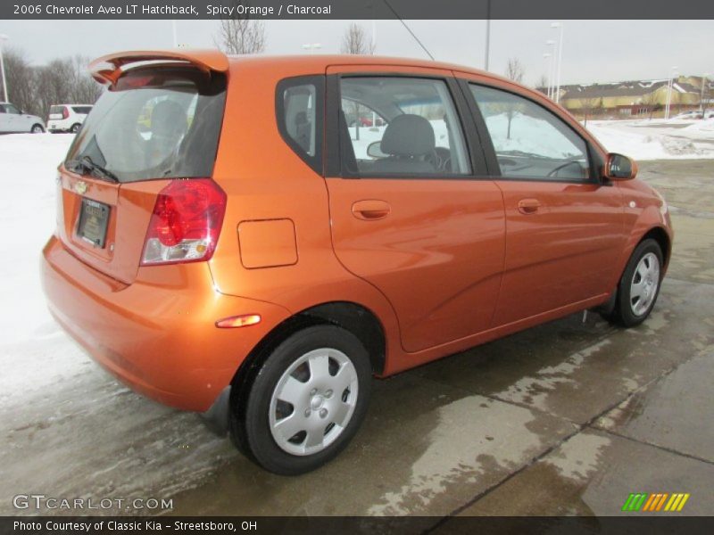 Spicy Orange / Charcoal 2006 Chevrolet Aveo LT Hatchback