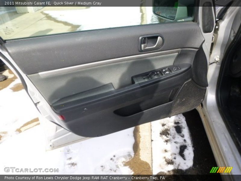 Quick Silver / Medium Gray 2011 Mitsubishi Galant FE