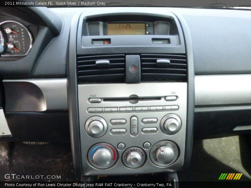 Quick Silver / Medium Gray 2011 Mitsubishi Galant FE